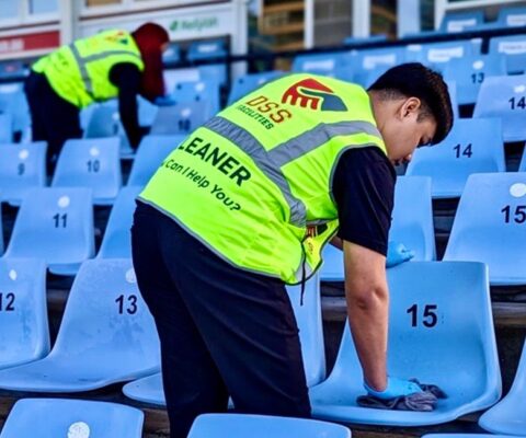 stadium clean stadium clean